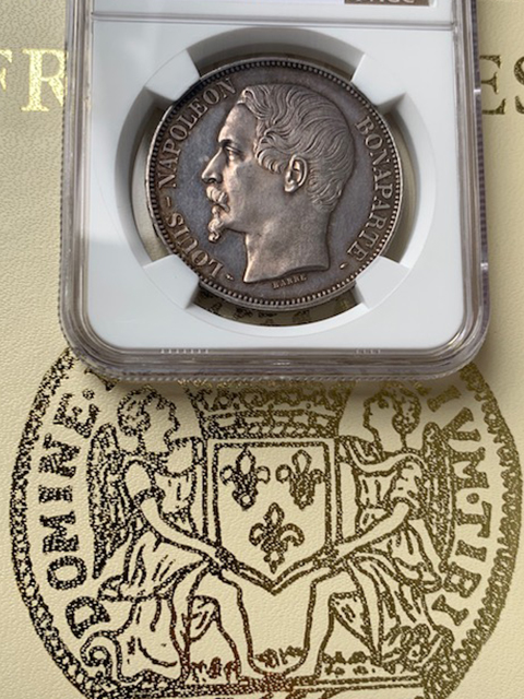 １９６４　フランス領レユニオン島　１００フラン硬貨